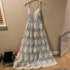 Say yes to the dress designed white lace dress